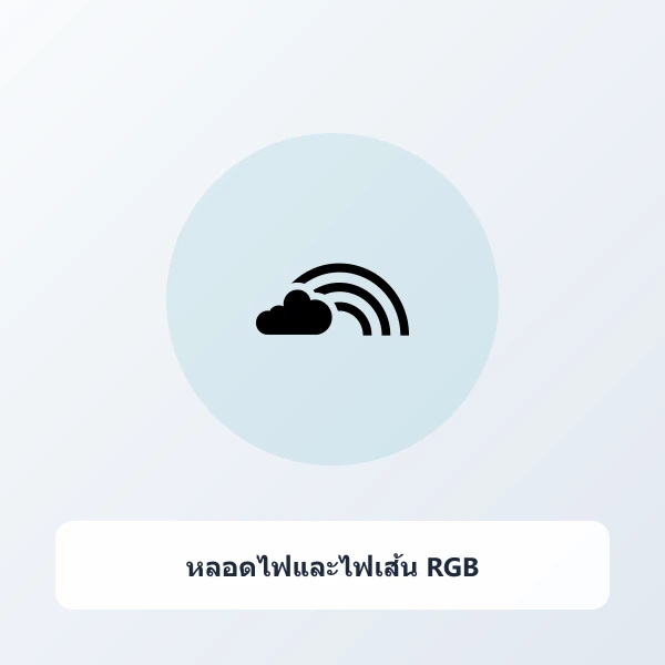 ไฟเส้นอัจฉริยะ RGBIC ปรับแสงตามจังหวะเพลง สั่งงานผ่านแอป แต่งห้องนอน